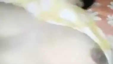 Desi Bhabhi is fucked by XXX lover with a condom on in her bedroom