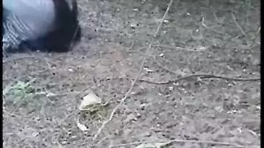 Cheating lewd wife is caught fucking outdoor with tramp, Desi mms XXX sex