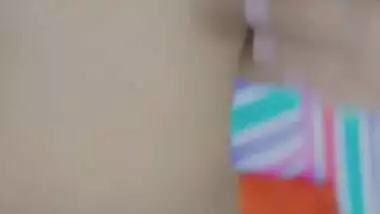 Indian GF boob show for her bf selfie