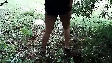 Playful Desi woman with saggy XXX tits nailed by stud in the fresh air