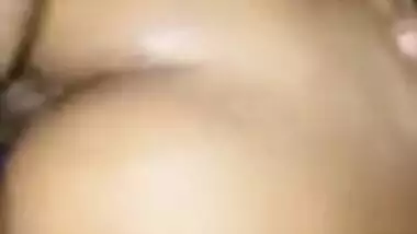 Bangalore cpl moaning & fucking in doggy, hubby cums in her~”ohh! fuck! yeah! yeah!”