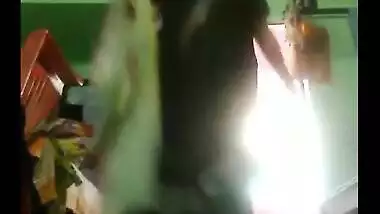 Self shot seductive video of a teen girl gets interrupted by her mom